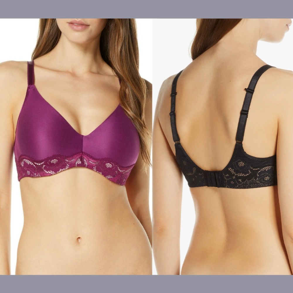 NEW Wacoal‎ [ 38DD US ] Style Standard Underwire T-Shirt Bra in Purple